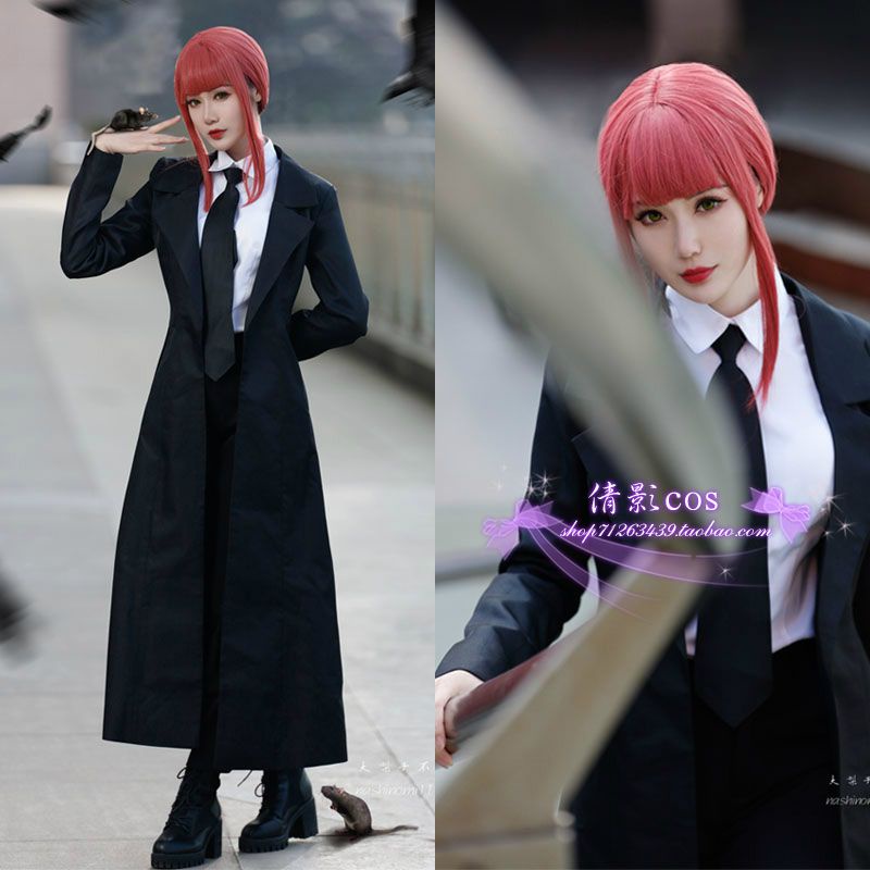 RENTAL SEWA KOSTUM FULLSET MAKIMA CHAINSAW MAN HQ TAOBAO MURAH IMPORT