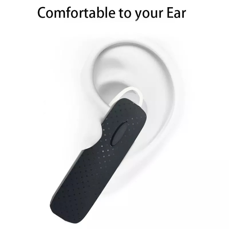 HEADSET BLUETOOTH ANDROID IOS SPORT SINGLE WIRELESS EARPHONE