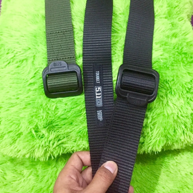 [[antonHilmanto]] gesper pria remaja bahan nylon solid nodel kepala geser tanpa lubang #ikatpinggang #gesper #talipinggang #menbelt