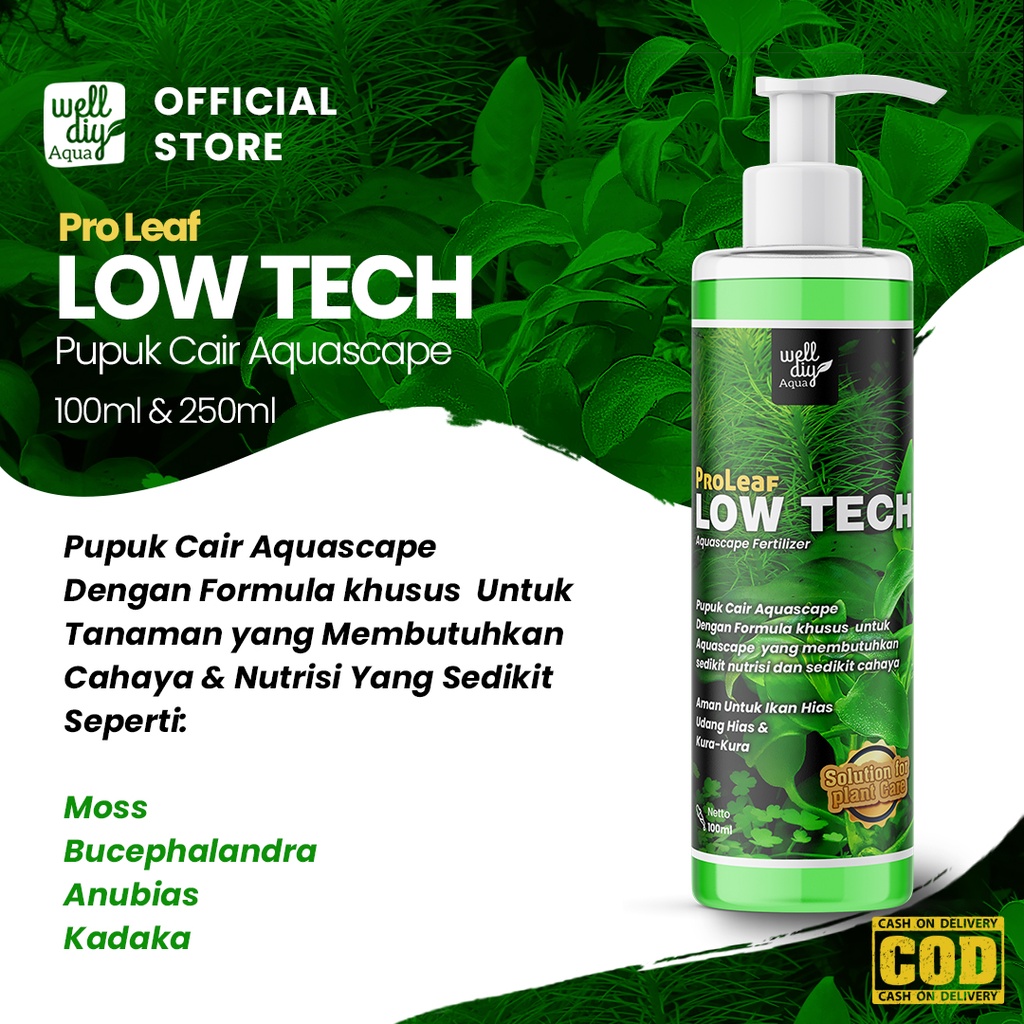 Pupuk Cair Aquascape ProLeaf LOW TECH 100ml 250ml