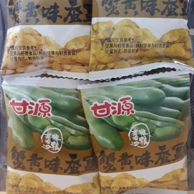 

7 kacang koro broadbean crabroe kepiting ganyuan cemilan snack import