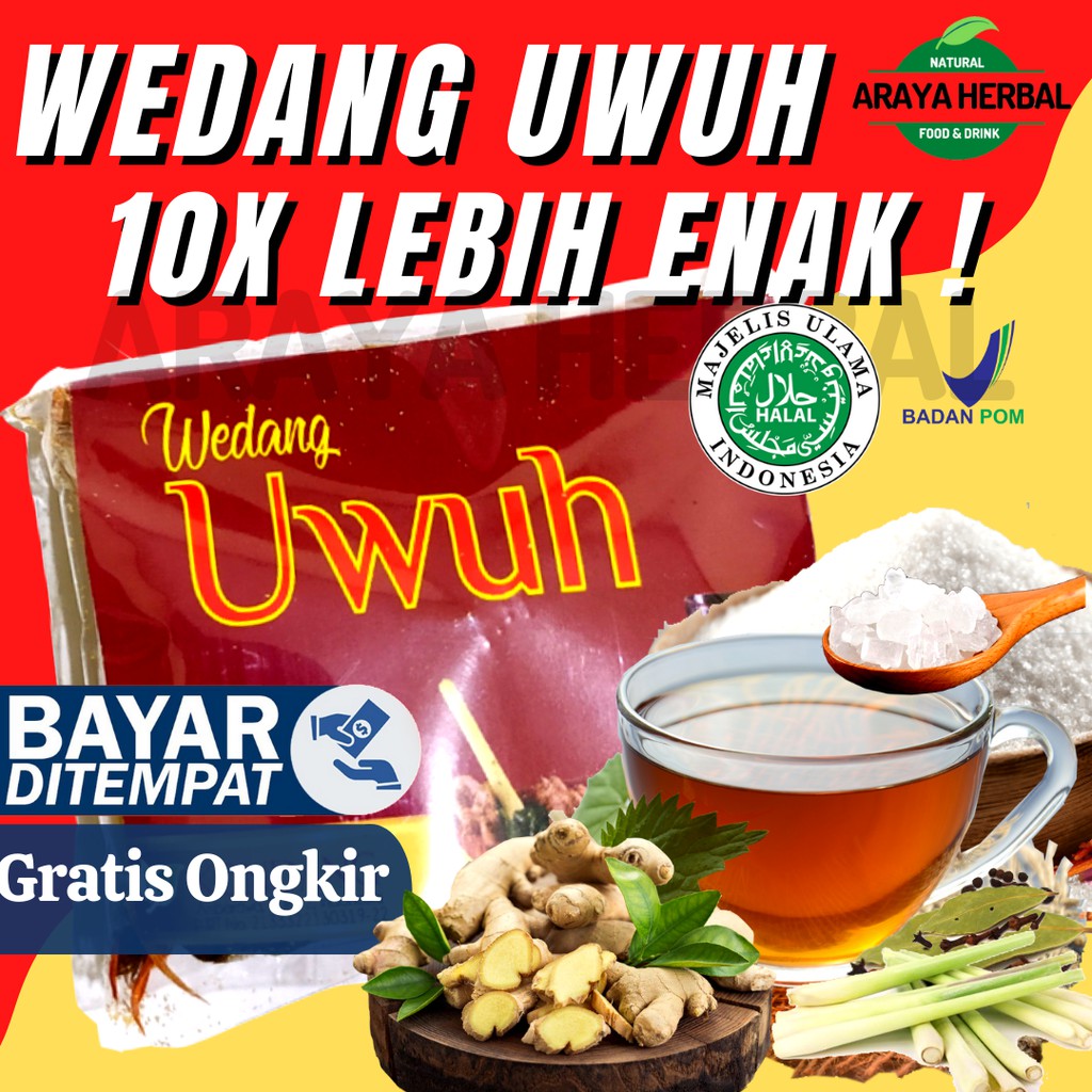 

Wedang Uwuh Komplit Khas Jogya Jamu Jahe Herbal Kondang Food