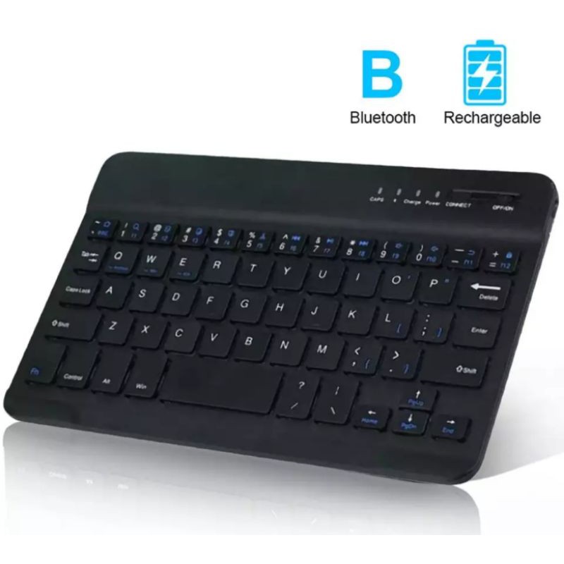 xon keyboard wireless bluetooth keypad recharge PC iPad Apple laptop Android ios komputer tablet