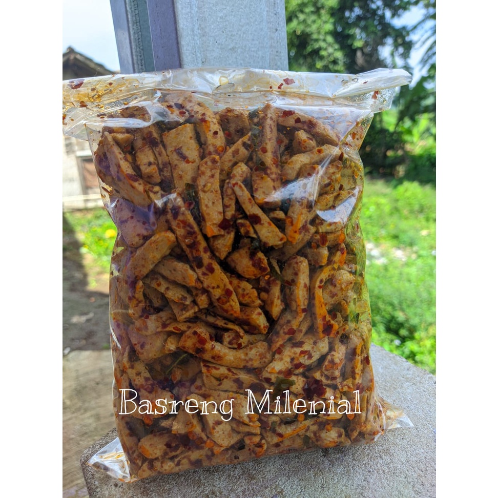 

Dapur seblak - Basreng pedas aroma daun jeruk isi 500gram