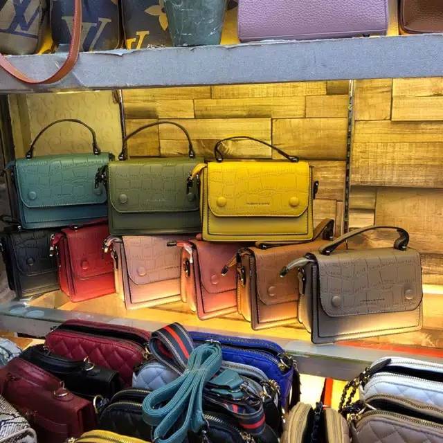 TAS CK BUTTO IMPORT COMBI CROCO TAS TERMURAH