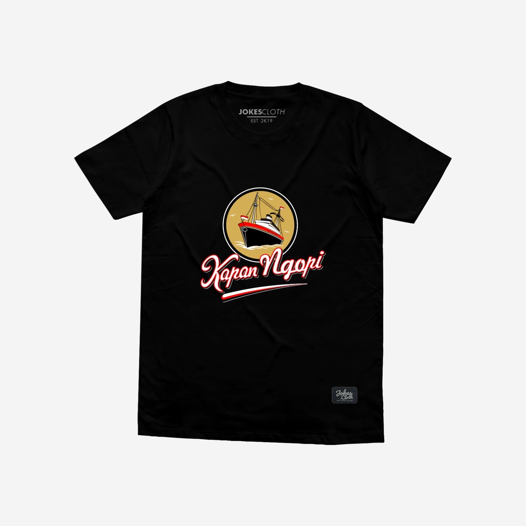 Kaos custom KAPAN NGOPI