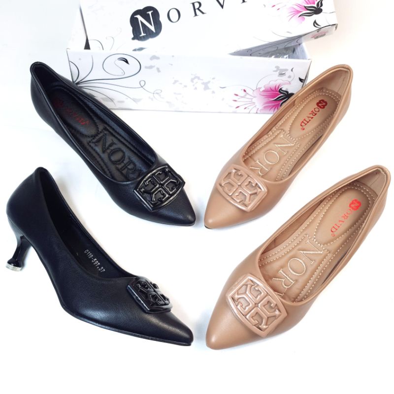 NORVID Ssepatu Kitten  Heels Formal 0119-59T