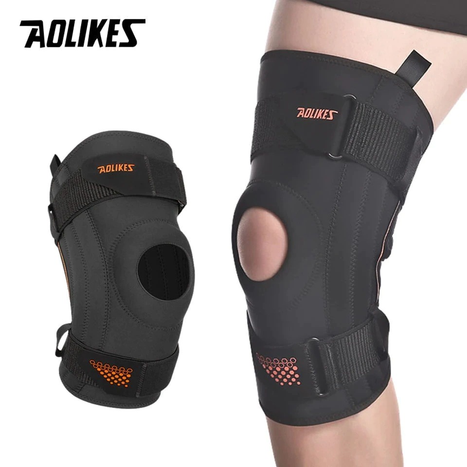 Aolikes Pelindung Lutut Olahraga / Penopang Lutut Olahraga Lari Gym Atletik Dukungan Lutut Kebugaran