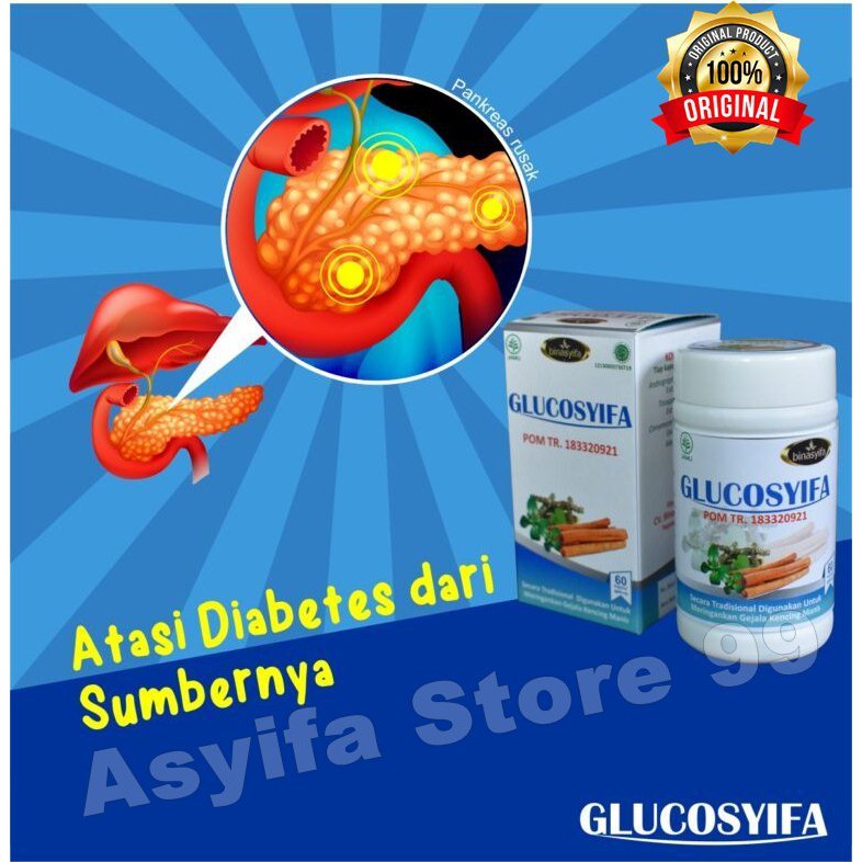 Glucosyifa Asli BPOM - Obat Diabetes  Gula Darah dan Kencing Manis