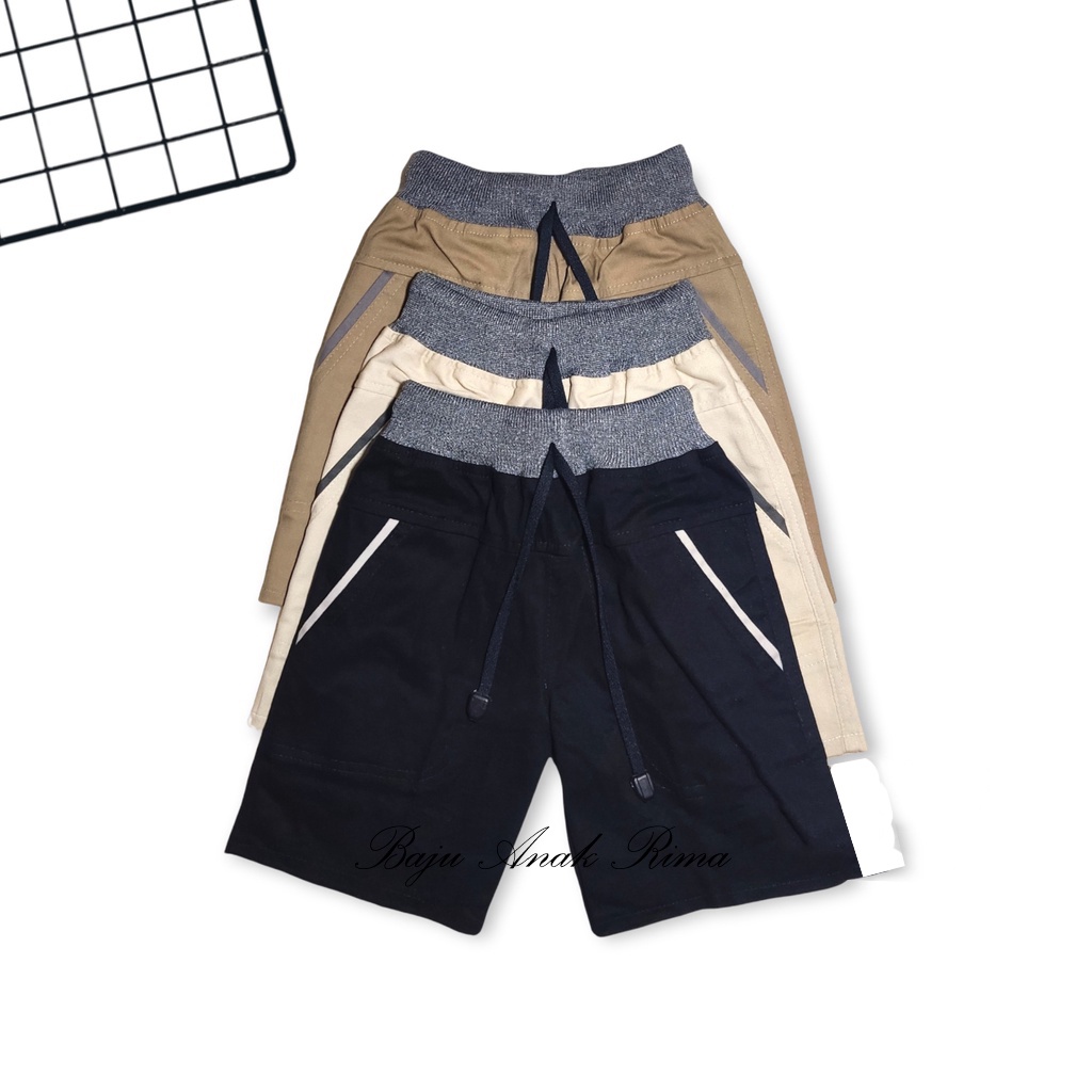 ORIGINAL SHIP SHOP Celana anak pendek chinos anak laki laki usia 2-12 tahun
