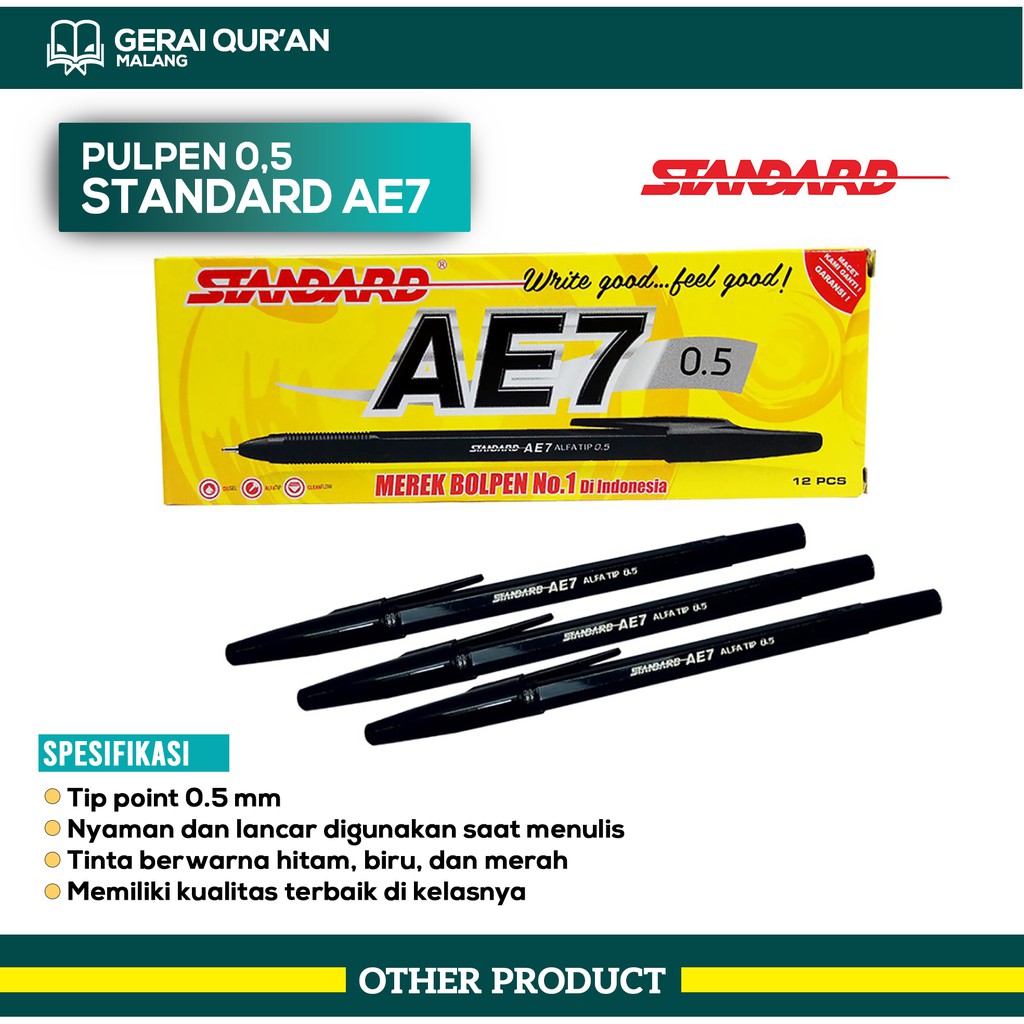 

Pulpen STANDARD PEN AE7