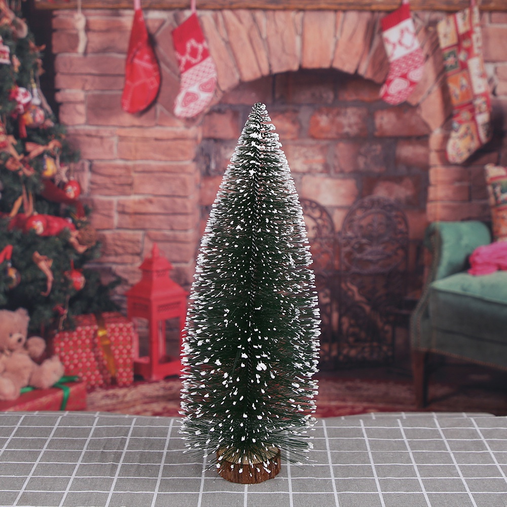 [NEW] Pohon Natal Christmas Tree Pajangan Meja Pohon Cemara Pinus Dekorasi Hiasan Pohon Natal Daun Jarum Salju Pohon Kecil Meja