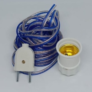 Fitting Lampu Gantung Kabel 2 ,5 ,10 ,Meter / Fitting Lampu Gantung Siap Pakai + Kabel / Fitting Lam