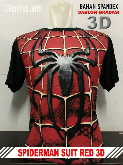 KAOS SUPER HERO TIMBUL LENGAN PENDEK