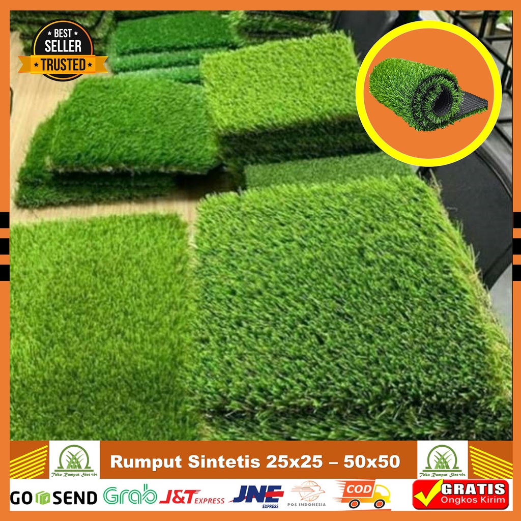 Tanaman Sintetis Dinding Rumput Sintetis 25x25Rumput Sintetis Swiss 25x25 Rumput Sintetis Murah 50x5
