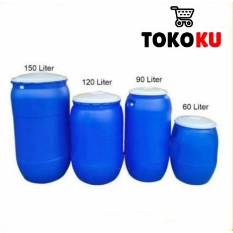 TONG AIR BIRU 150 LITER GREEN LEAF/GENTONG AIR 150LITER/EMBER AIR 150 LITER