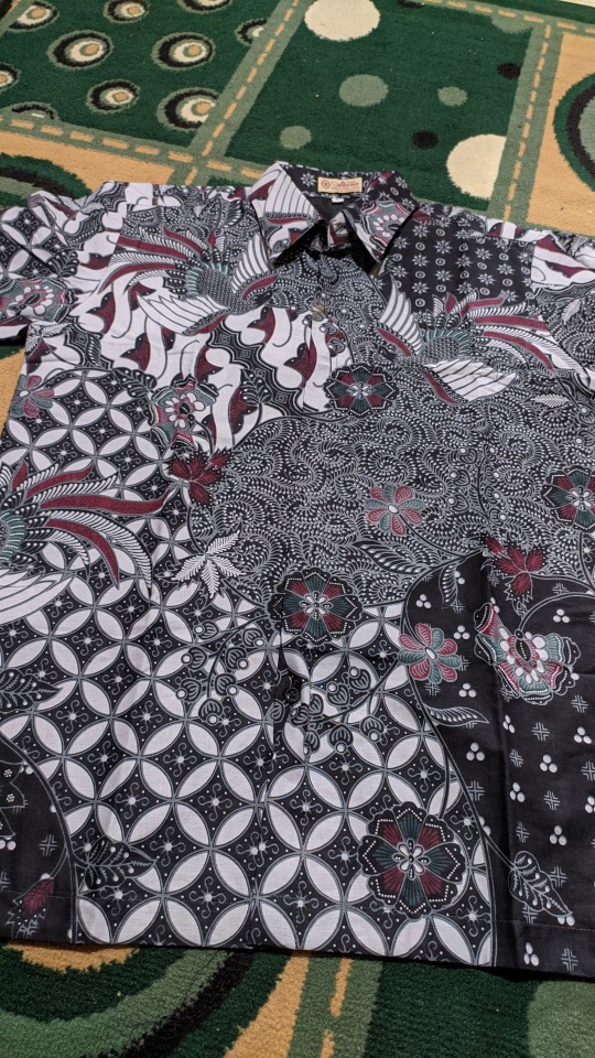 Batik Slim Fit Pria Lengan Panjang Premium Batik Pria Modern Solo Produksi Batik Aluna Gba 106