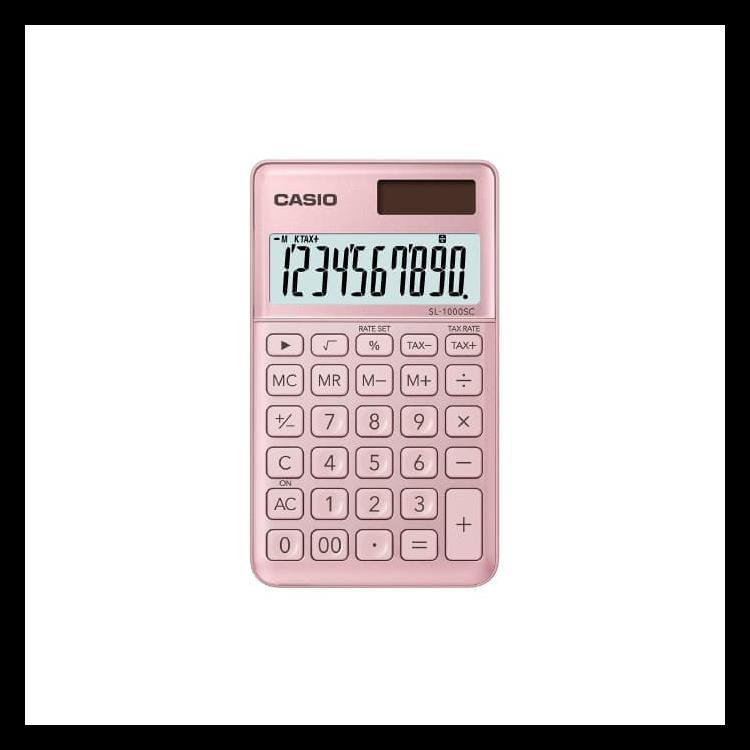 

Murmer Casio Colorful Calculator Sl-1000Sc-Pink Keren