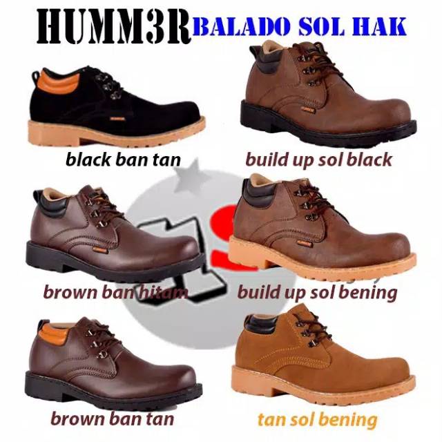 " sepatu BOOTS HUMMER BALADO "