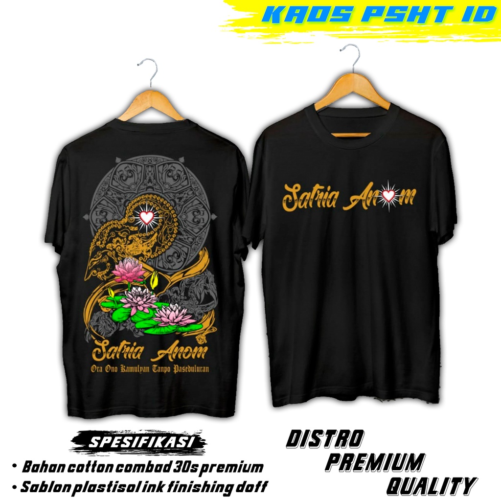 KAOS PSHT SATRIO ANOM CULTURE BUDAYA WAYANG /BISA COD/BAHAN DISTRO KAOS PSHT ID