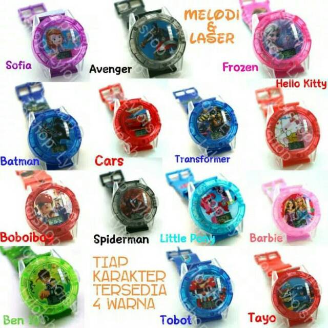 Jam Tangan Anak Anak Laser Led