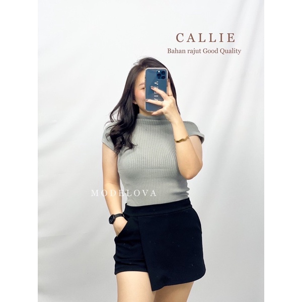 MDLV~ BG CALLIE RAJUT MAROON // ATASAN RAJUT CEWEK // FAAHION WANITA