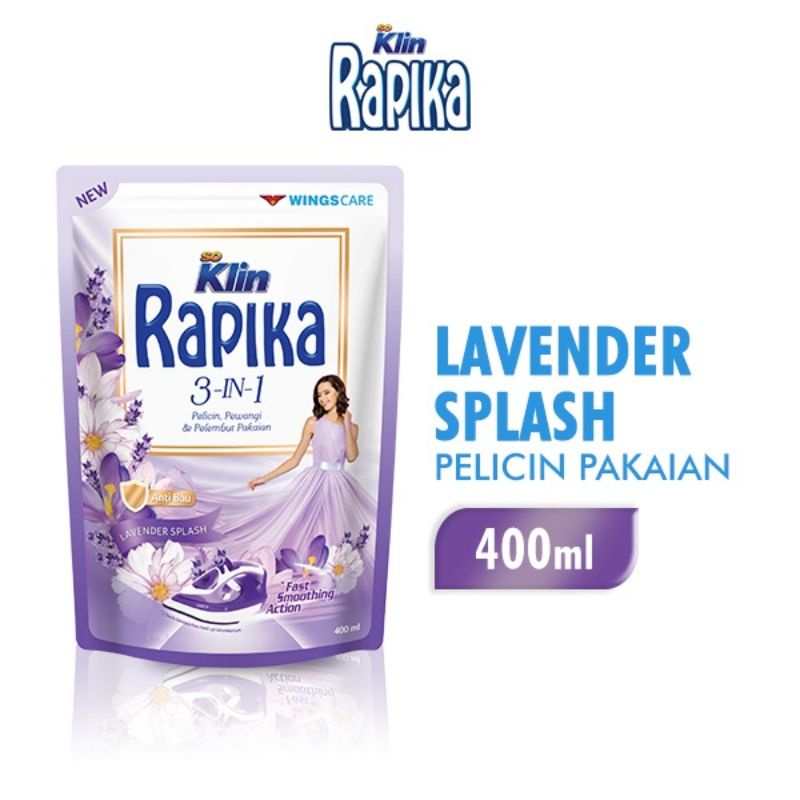 Rapika Biang Pelicin Pakaian 400ml/ So Klin Rapika 3 IN 1