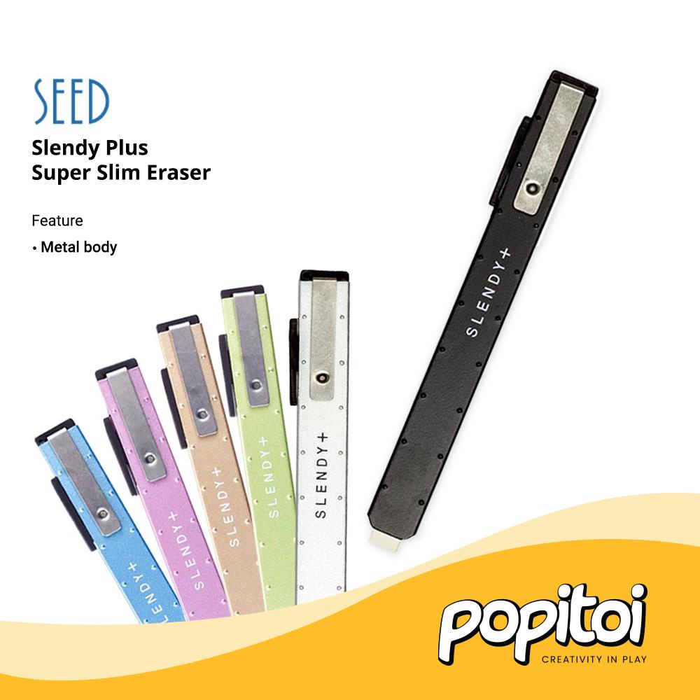 

SEED Slendy Plus Super Slim Pen Eraser Penghapus Pencil Pensil Japan Tipis