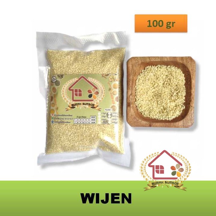 

(100 gr) WIJEN Putih / White Sesame Premium