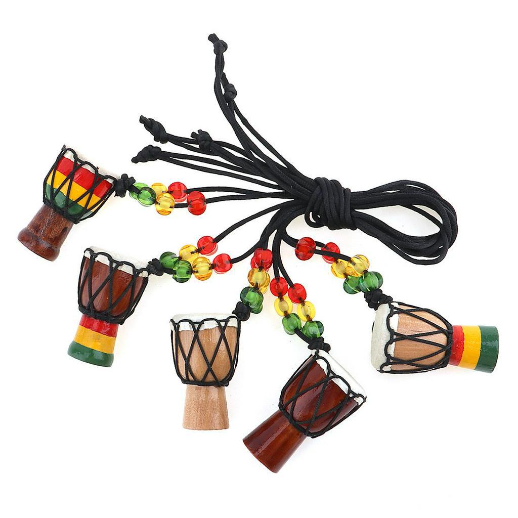 1pc Liontin Mini Bentuk Drummer Jambe Djembe