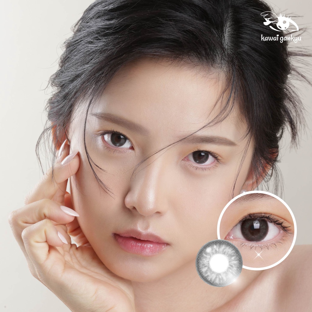 KawaiGankyu Softlens - Voxie Miranda Gray (1botol)