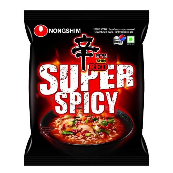 

@@@@] Nongshim Red Super Spicy 120gr / Mie Instan Pedas dr Korea