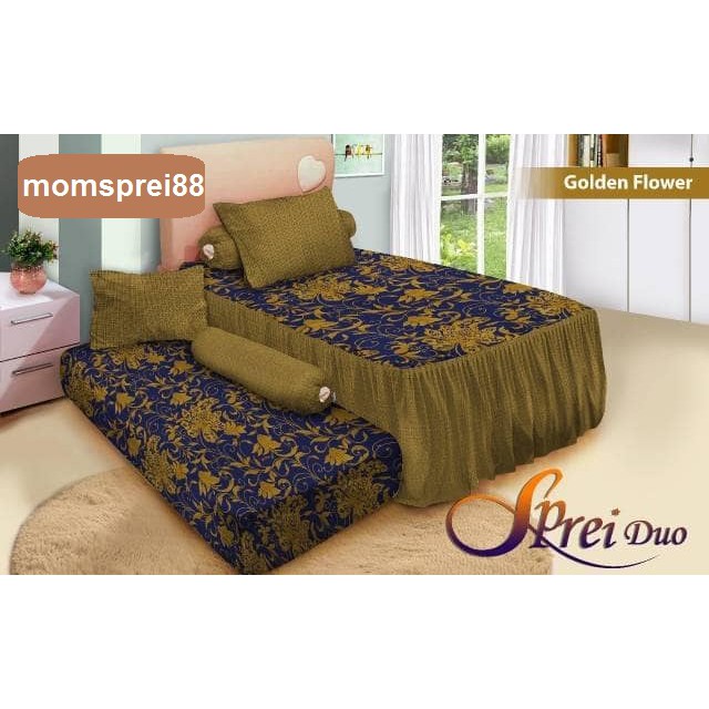 SPREI FATA SORONG 2IN1 BED SORONG GOLDEN FLOWER 120x200