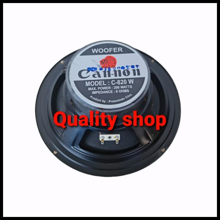 Speaker Woofer Canon 8 Inch 200 Watt