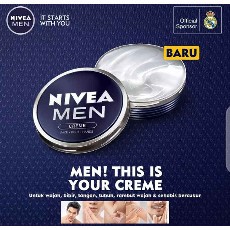 NIVEA MEN Creme Moisturizer 30ml/75ml