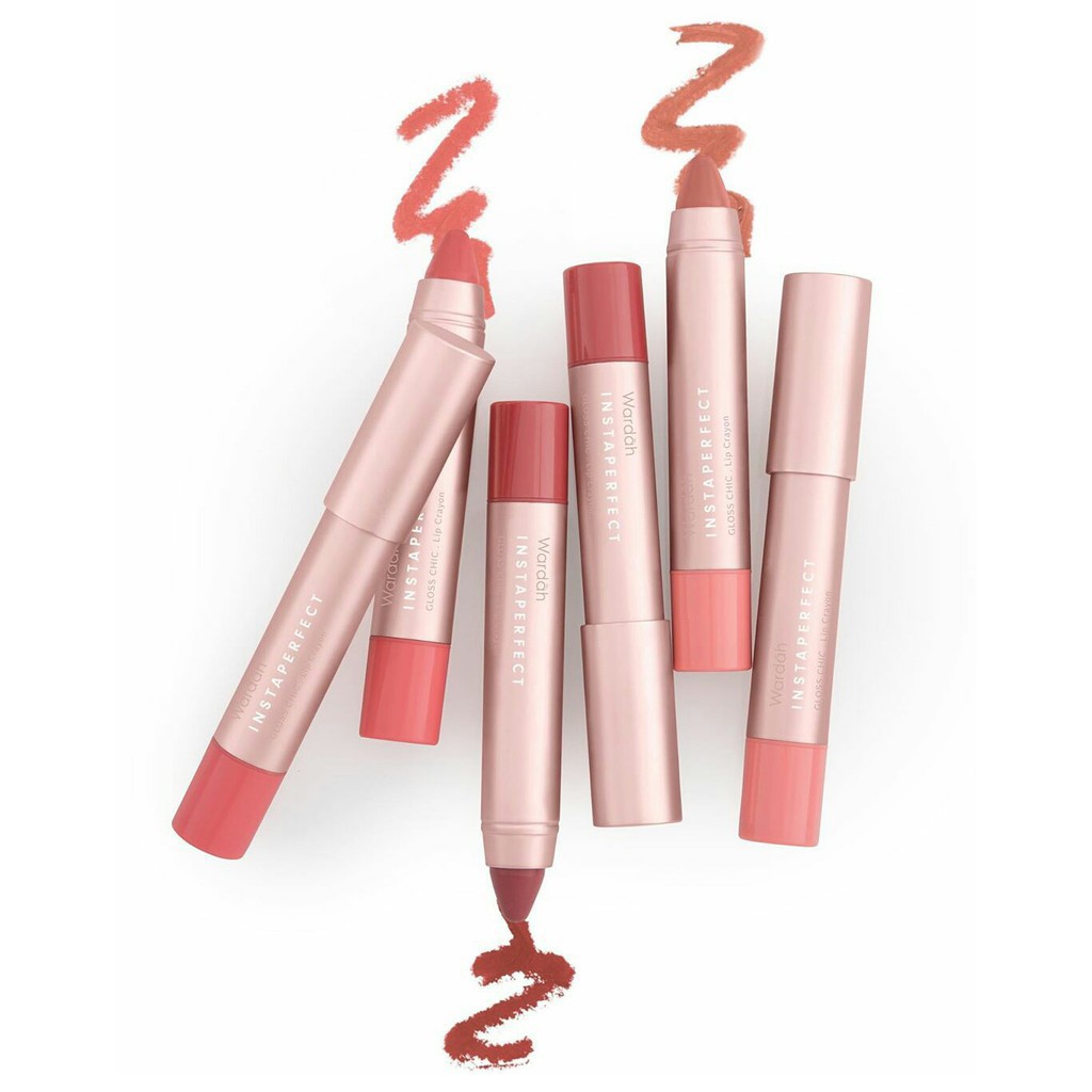 Wardah Instaperfect GLOSS CHIC Lip Crayon