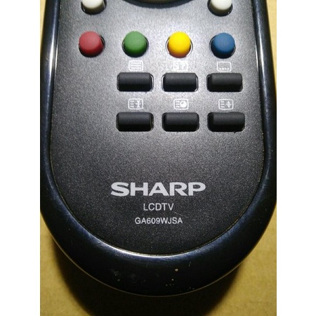 Remot - Remote Tv Sharp Aquos Lcd Led Original Seri Ga609Wjsa Realpict