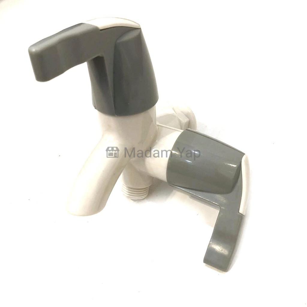 Keran Cabang PVC - Kran Air Cabang Shower Tembok Kamar Mandi Bagus