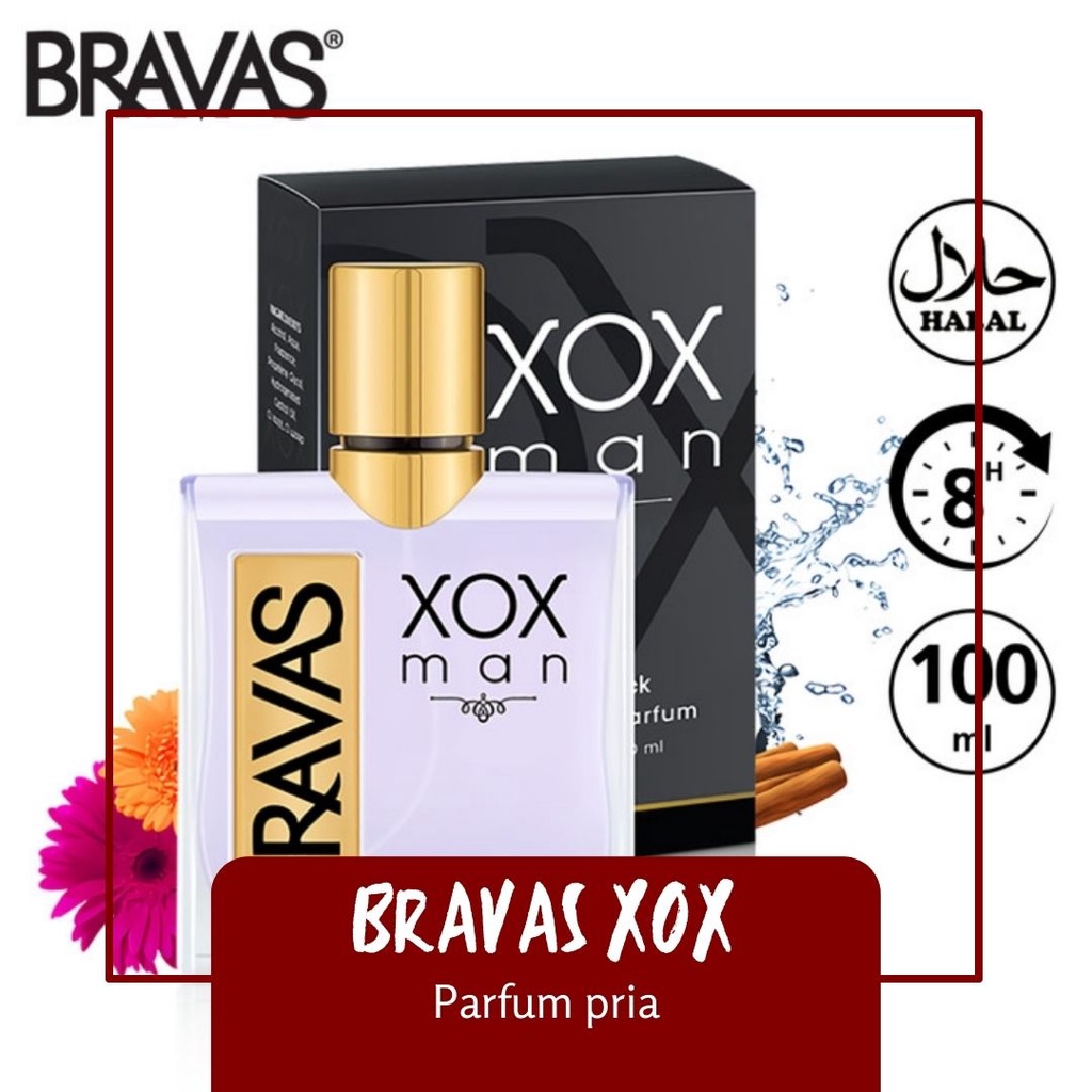 Bravas xox Parfum pria Eau de parfum Farfum pria Parfum edp Parfum bravas Parfum black opium Parfum 