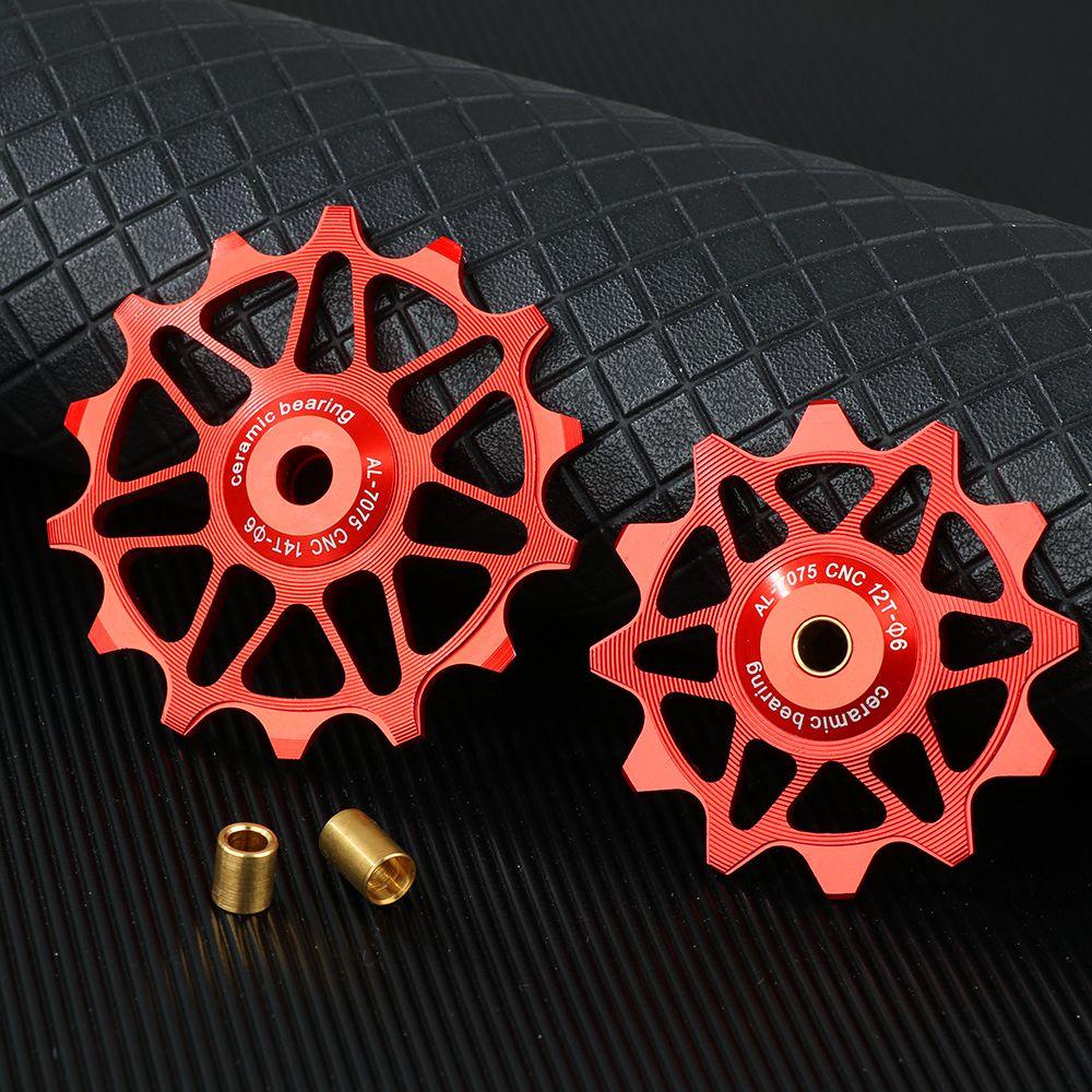 R-FLOWER Pulley Rear Derailleur Sepeda Baru Part 12T 14T Guide Wheel