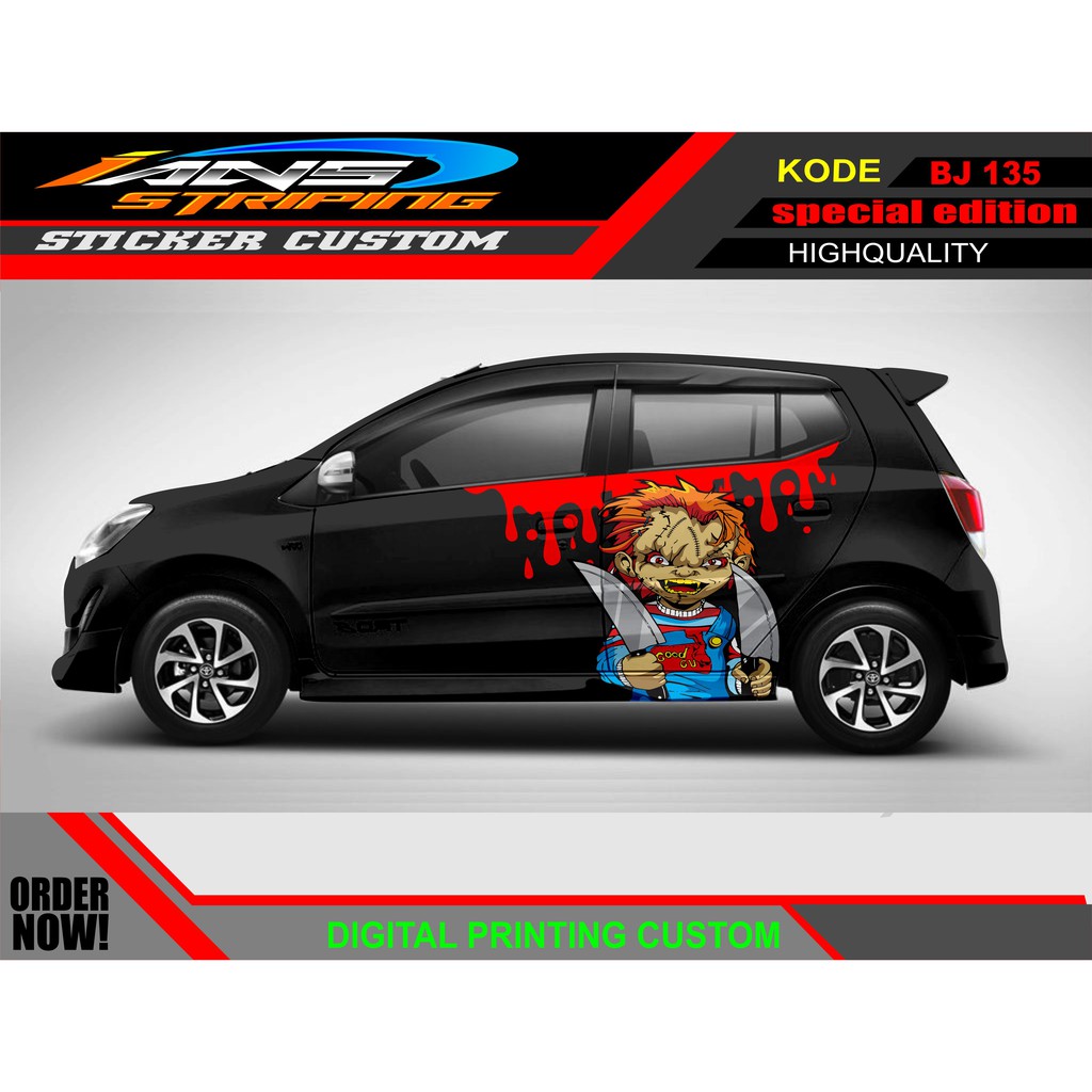 STIKER MOBIL AYLA AGYA / PROMO STIKER MOBIL AGYA AYLA / STICKER HONDA JAZZ / STICKER DECAL MOBIL