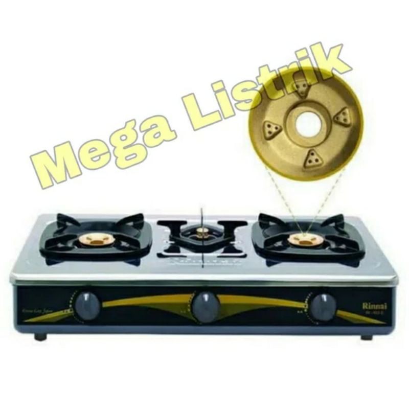 kompor gas rinnai ri603e kompor tiga tungku kompor rinnai