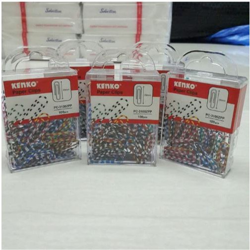 

Paper Clips Isi 100 Pcs Kenko Warna-Warni Zebra