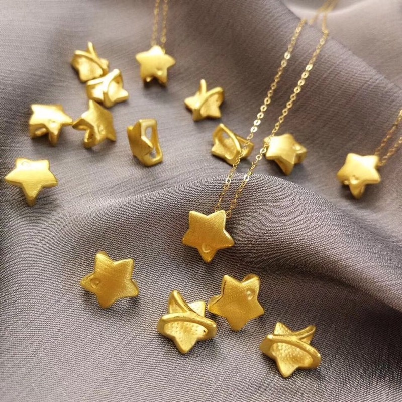 [Ready Stock]Fashion Gold Plated XINGX Pendant Cute Necklace