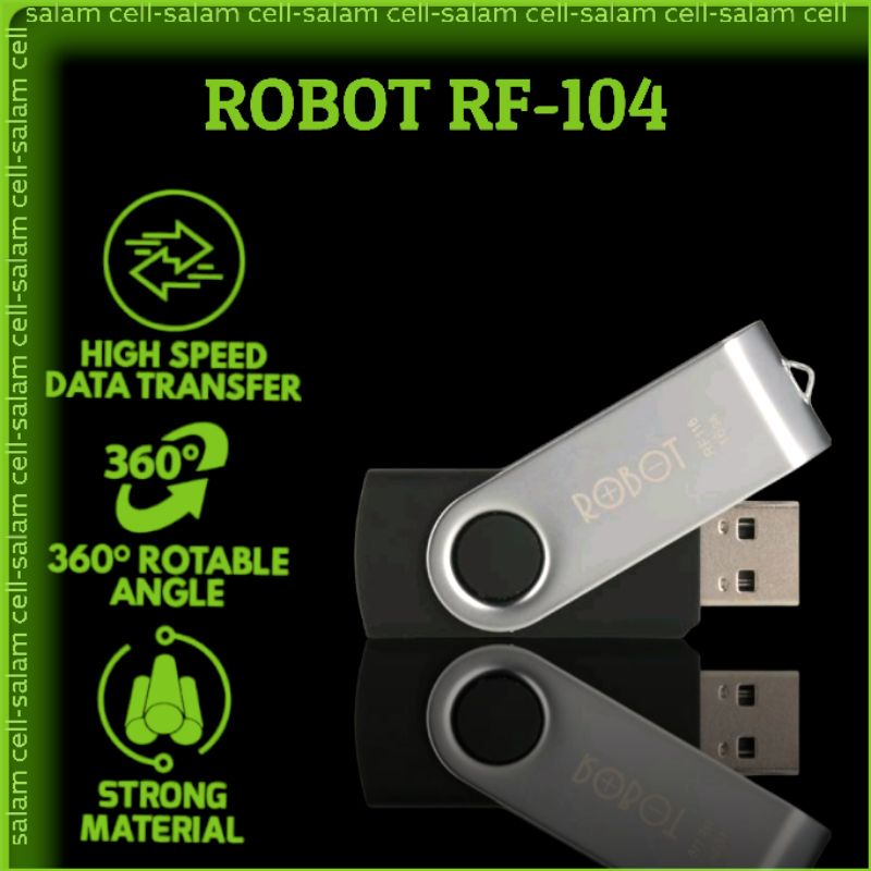 Flashdisk ROBOT RF104 4GB Flashdisk FlashDrive USB Drive Original Garansi