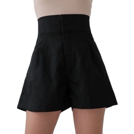 ZASKIYA - Rhea Shorts Pant Wanita / CELANA PENDEK HIGHWAIST WANITA MATT CREPE