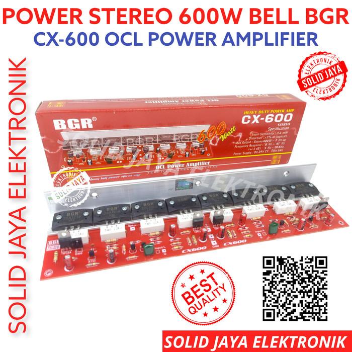 Power Stereo 600W Ocl Cx600 Amplifier Sanken 2 Cx 600 Cx-600 Bell Bgr 99