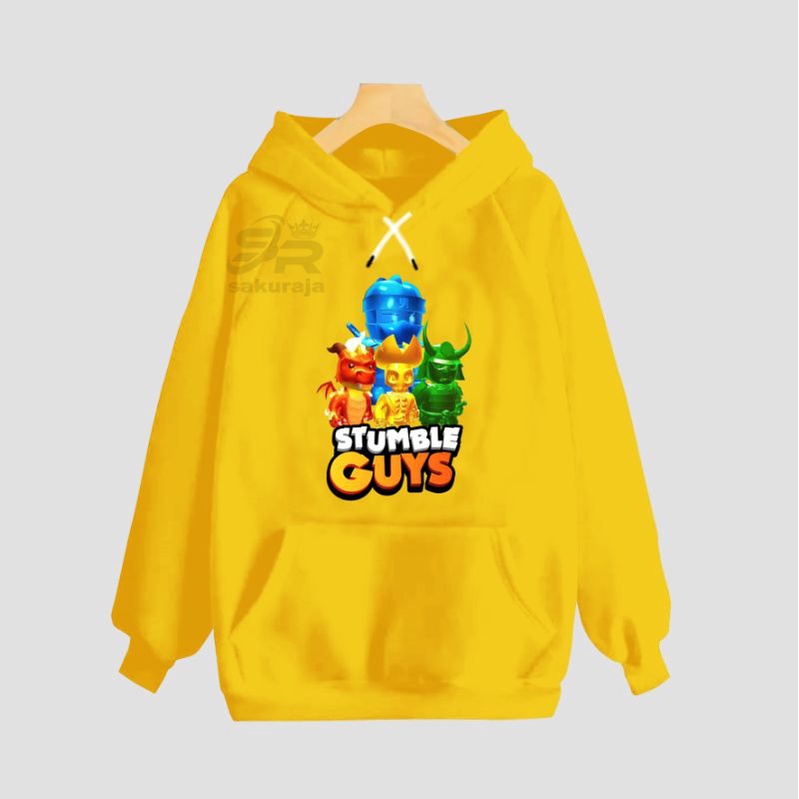 sweater hoodie stumble guys anak/umur 3-17 tahun bisa COD