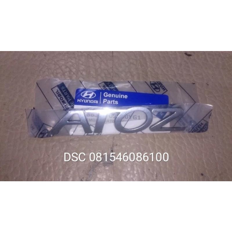 Emblem Hyundai Atoz emblem tulisan Atoz Original Hyundai