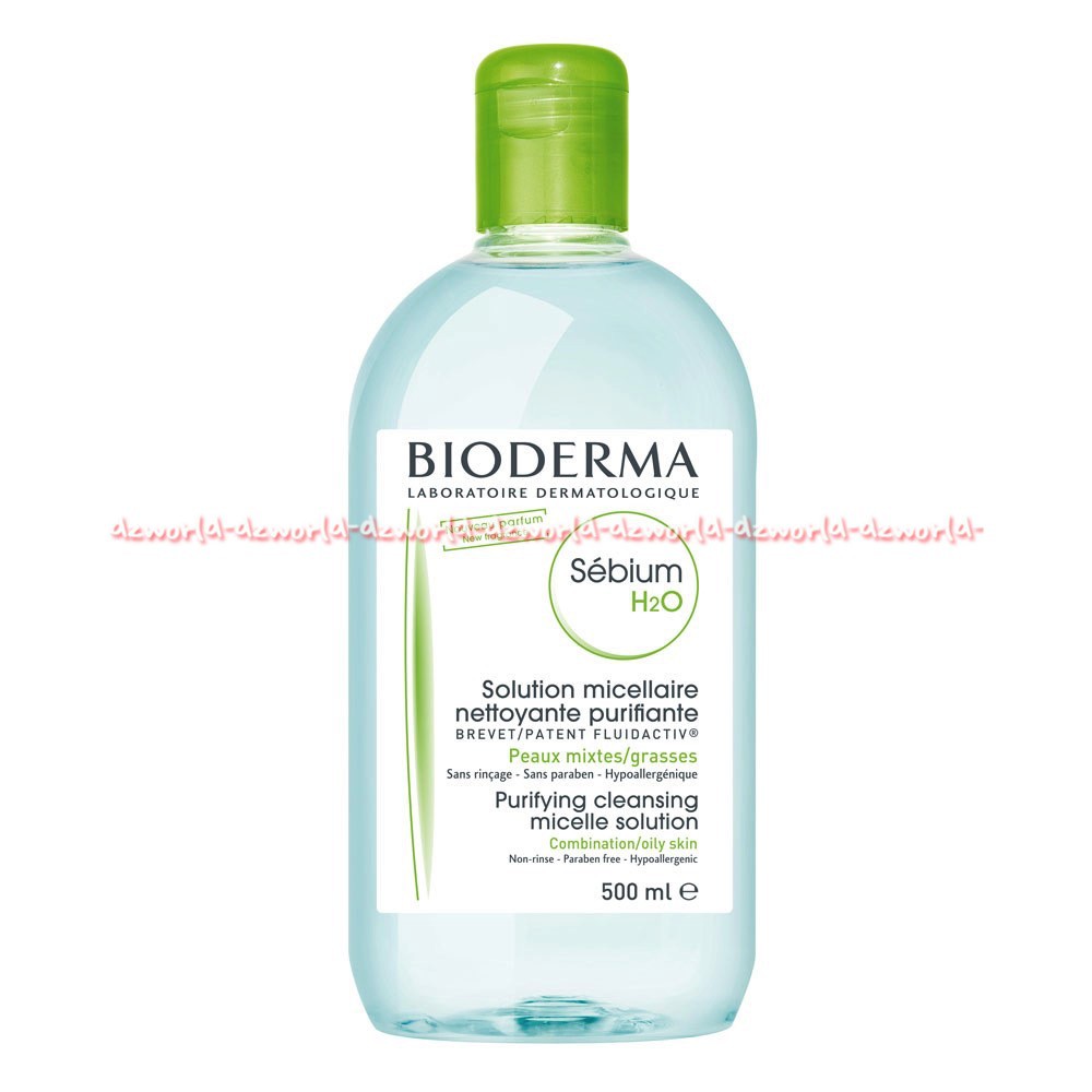 Bioderma H2O Sebium 500ml Pembersih Makeup Untuk Kulit Berminyak dan Kombinasi Bio Derma Penghapus Make Up makeup Remover